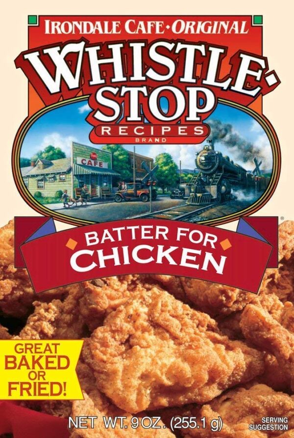 Original WhistleStop Cafe Recipes | Batter Mix for Chicken, Baked or Fried (1 Box) - Image 3