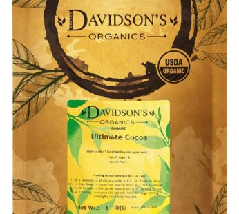 Davidson’s Organics, Ultimate Cocoa, Loose Leaf Cacao, 16-Ounce Bag