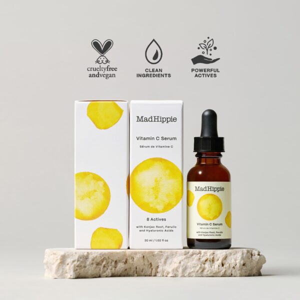 Mad Hippie Vitamin C Serum for Face with Hyaluronic Acid, Vitamin E & Ferulic Acid - Vitamin C Face Serum for Women/Men, Skin-Brightening Serum, 1.02 Fl Oz (Pack of 2) - Image 6