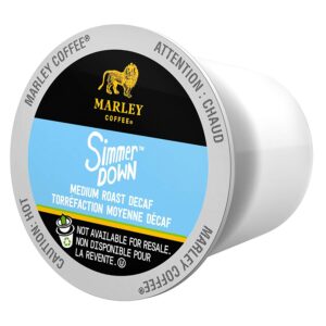 Marley Coffee Single Serve K Cup Compatible Capsules, Simmer Down Decaf, Swiss Water Process, Medium Roast, 96 Count - Image 7