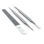 Fox Medical Equipment Ingrown Toenail Treatment Tools - Nail Care Kit - Podiatry Tools - Stainless Steel - Pedicure Kit - Ingrown Toenail Removal Kit - Best Toenail File - Toe Nail Corrector