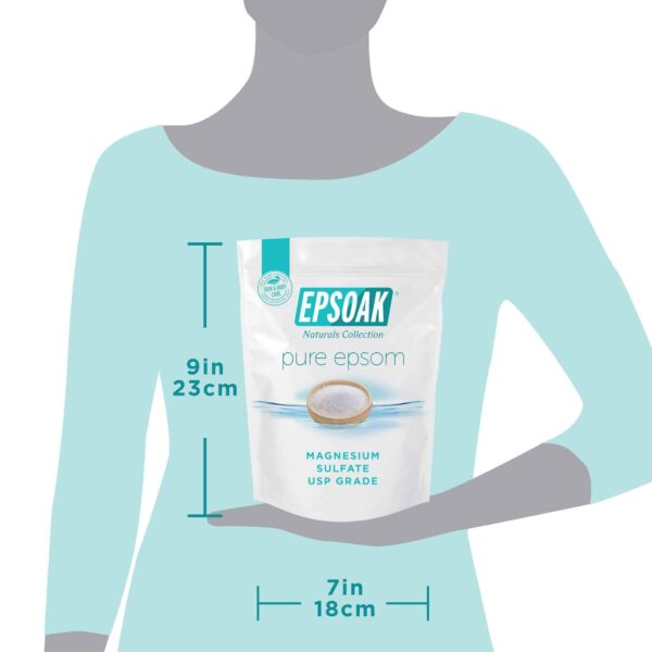 Epsoak Epsom Salt Ultimate Bath Soak Bundle (6 lbs. Total) ? Sleep Formula Bath Salt, Muscle Soak Bath Salt, Original Unscented Epsom Salts - Image 9