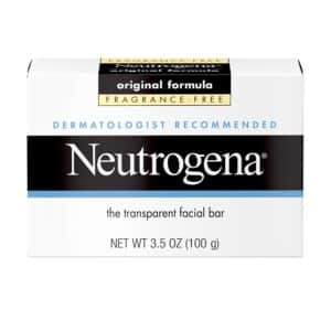 Neutrogena Original Amber Bar Fragrance-Free Facial Cleansing Bar with Glycerin, Pure & Transparent Gentle Face Wash Bar Soap, Free of Harsh Detergents, & Dyes, Hypoallergenic, 3.5 Oz (Pack of 3) - Image 5