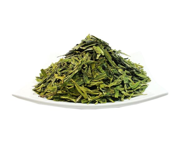 Organic Dragon Well, a classic Chinese Green tea distinguished by its color, shape and taste- 4 OZ Bag - Image 4