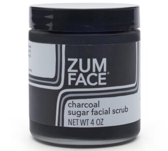 Zum Face Sugar Facial Scrub – Charcoal – 4 oz