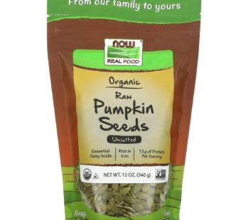 Now Foods Organic Pumpkin Seeds, 12 Ounce