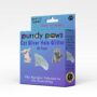 Purrdy Paws 40 Pack Soft Nail Caps for Cat Claws Silver Holographic Glitter Medium