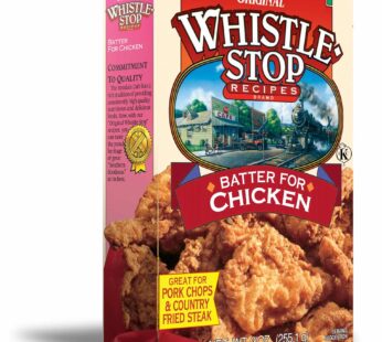 Original WhistleStop Cafe Recipes | Batter Mix for Chicken, Baked or Fried (1 Box)