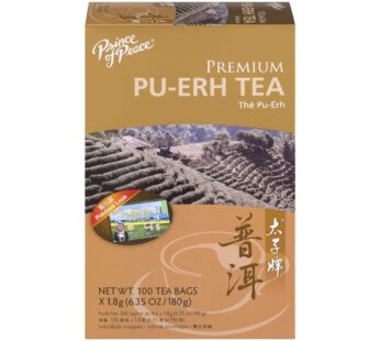 Prince of Peace Premium Pu-Erh Tea with 100 Tea Bags – 3 Pack