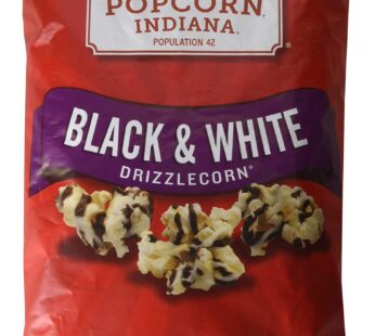 Popcorn Indiana Black & White Drizzlecorn 17 Oz
