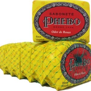 Linha Tradicional Phebo - Sabonete em Barra de Glicerina Odor de Rosas 90 Gr - (Phebo Classic Collection - Glycerin Bar Soap Scent of Roses 3.2 Net Oz) (Pack of 6) - Image 2