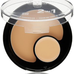 Revlon ColorStay 2-in-1 Compact Makeup & Concealer, Nude - Image 1