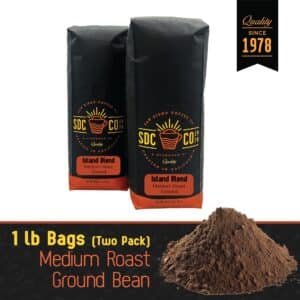 San Diego Coffee Island Blend, Medium Roast, Ground Coffee, 16-Ounce Bags (Pack of 2) Caf? molido tostado - Image 2