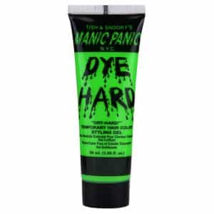 MANIC PANIC Electric Lizard Green Hair Dye Gel - Dye Hard - Temporary Washable Hair Color Gel In A Bright Green Shade With Strong Hold - Glows in Blacklight For Kids & Adults - Vegan (1.66 oz) - Image 1