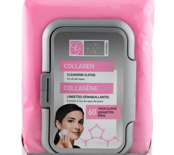 Collagen Cleansing Cloths and Makeup Removal Wipes 60 Ct.