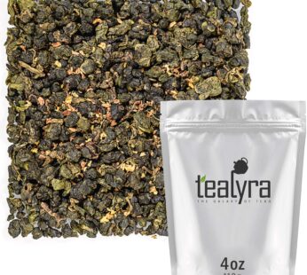 Tealyra – Osmanthus Gui Hua Oolong – Taiwanese Oolong Loose Leafe Tea – Sweet and Aromatic Taste – Naturally Produced – 110g (4-ounce)