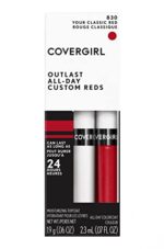 COVERGIRL Outlast All-Day Lip Color Custom Reds, Your Classic Red, 0.06 Ounce (Pack of 1) - Image 2