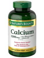 Nature's Bounty Calcium 1200 mg With Vitamin D3, Bone Health & Immune Support, 1000 IU, 220 Softgels - Image 4