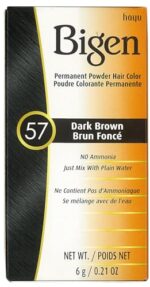 Bigen Permanent Powder Hair Color 57 Dark Brown 1 ea (Pack of 4) - Image 2