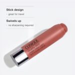 Clinique Chubby Cream Blush Stick Cheek Colour Balm, Roly Poly Rosy - Image 3