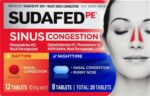 Sudafed PE Day and Night Sinus Pressure & Congestion Tablets, 20 Count - Image 2