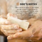 Dr. Squatch All Natural Bar Soap for Men with Heavy Grit, 3 Pack, Pine Tar - Image 4