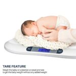 Smart Weigh Digital Baby Scale, Infant Scale for Weighing Pet Scale for Puppy and Cat in Pounds, Ounces, Kilograms, Accurate Digital Scale for Infants, Toddlers, and Babies up to 44 Lbs. - Image 4
