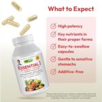 ANDREW LESSMAN Essential-1 Multivitamin 3000 IU Vitamin D3 60 Small Capsules ? 100 mcg Methyl B12. CoQ10 Lutein Lycopene Zeaxanthin. High Potency. No Additives. Gentle Ultra-Mild. One Daily Capsule - Image 4