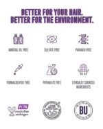 BOLD UNIQ Purple Sulfate-Free Vegan Shampoo for Blonde, Silver, and Gray Hair - 237 ml - Image 5