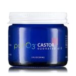 Pur O3 Fully Ozonated Castor Oil - Pure, Natural, Organic Ozonated Oil - Castor Oil Skin Care from Ozonated, Oxygenated Castor Oil - Ozone Oil in a Glass Jar, 2 oz