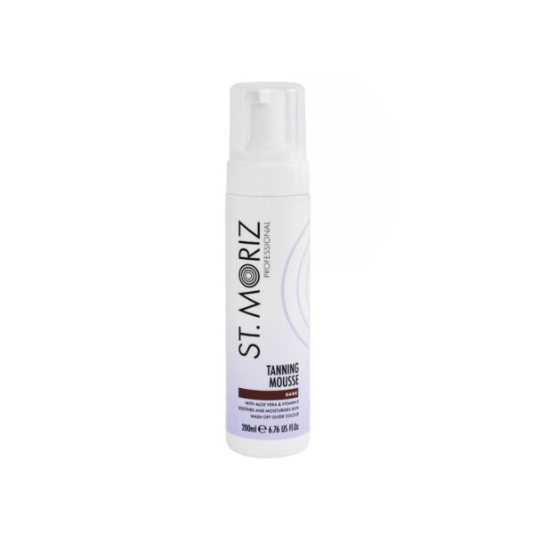 ST. MORIZ Professional Instant Dark Self Tanning Mousse, 200ml, Gluten Free, Unisex, Vegan, Cruelty Free, 6.8 Fl Oz