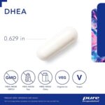 Pure Encapsulations DHEA 5 mg - Immune Support & Hormones Balance* - Micronized DHEA - Gluten Free & Vegan - 180 Capsules - Image 3