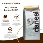 Danesi Caffe Italian Coffee Beans - Whole Roasted Coffee Beans for Espresso - Espresso Coffee Beans & Medium Roast Whole Bean - Coffee Bean - Coffee Beans Espresso - Coffee Whole Bean - Gold (2.2lb) - Image 4