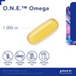 Pure Encapsulations O.N.E. Omega - Fish Oil Supplement for Heart Health, Joints, Skin, Eyes, and Cognition* - Fish Oil Concentrate with EPA and DHA - 60 Softgel Capsules - Image 3