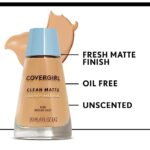 COVERGIRL Clean Matte Liquid Foundation Classic Ivory, 1 oz (packaging may vary) - Image 6