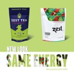 Zest 135mg High Caffeine Energy Leaf Blend - Pomegranate Mojito Green Tea - 20 Pack Bag - All Natural Strong Flavored Healthy Coffee Alternative Highly Caffeinated Substitute - Perfect for Keto - Image 2