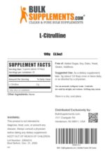 BulkSupplements.com L-Citrulline Powder - Citrulline Supplement, Citrulline Powder - L-Citrulline 3000mg, Unflavored & Gluten Free - 3g per Servings, 100g (3.5 oz) (Pack of 1) - Image 7