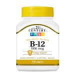 21st Century B 12 1000 mcg Prolonged Release Tablets, 110 Count