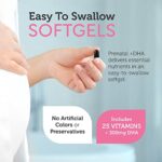 Zahler Prenatal Vitamin with DHA & Folate - DHA Supplements & Prenatal Multivitamin for Mother and Child - Kosher Prenatal DHA Prenatal Vitamins with Iron, Pre Natal Softgels (120 Count (Pack of 1)) - Image 3