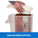 Buddeez Pet Food Storage Container - 16 LB Capacity Dog Food Storage Container, Cat Food Container, Bird Seed Storage Container with Durable EZ Grip Handle and EZ Flip Lid with Pour Spout (White Lid) - Image 6