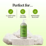 Clarifying Shampoo for Build Up & Oily Hair - Tea Tree Shampoo for Men and Women with Rosemary Essential Oil for Oily Hair and Scalp - Color Safe Vegan Sulfate Silicone & Paraben Free (16 Fl Oz) - Image 2