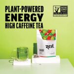 Zest 135mg High Caffeine Energy Leaf Blend - Pomegranate Mojito Green Tea - 20 Pack Bag - All Natural Strong Flavored Healthy Coffee Alternative Highly Caffeinated Substitute - Perfect for Keto - Image 3