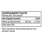 THORNE Niacinamide - 500mg Niacin - Non-Flushing Form of Vitamin B3 - Support Joint Health, Skin Health & Restful Sleep - Gluten-Free - 180 Capsules - Image 2