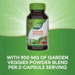 Nature's Way Daily Garden Veggies, Veggie Powder Blend, 900mg per 2-Capsule Serving, 60 Capsules - Image 4