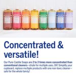 Dr. Bronner's - Pure-Castile Liquid Soap (Rose, 32 ounce) - Made with Organic Oils, 18-in-1 Uses: Face, Body, Hair, Laundry, Pets and Dishes, Concentrated, Vegan, Non-GMO - Image 4