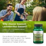 Swanson Lactobacillus Gasseri - Probiotic Supplement Supporting Digestive Health with 3 Billion CFU - Design-Release Satiety & Fat Metabolism Support - (60 Veggie Capsules) 2 Bottles - Image 6