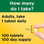 Nature Made Vitamin D3 1000 IU (25 mcg), Dietary Supplement for Bone, Teeth, Muscle and Immune Health Support, 100 Tablets, 100 Day Supply - Image 4