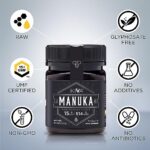 Kiva Raw Manuka Honey, Certified UMF 15+ | MGO 514+ | 100% Pure Genuine New Zealand (8.8oz/250g Bottle) | Non-GMO | Traceable | UMF & MGO Certified - Image 8