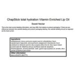 ChapStick Total Hydration Sweet Nectar Flavor Vitamin Enriched Lip Oil, Non Tinted Lip Care - 0.23 Oz - Image 9