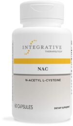 Integrative Therapeutics NAC - Supports Healthy Respiratory & Lung Function* - Supports Production of Glutathione* - 60 Capsules